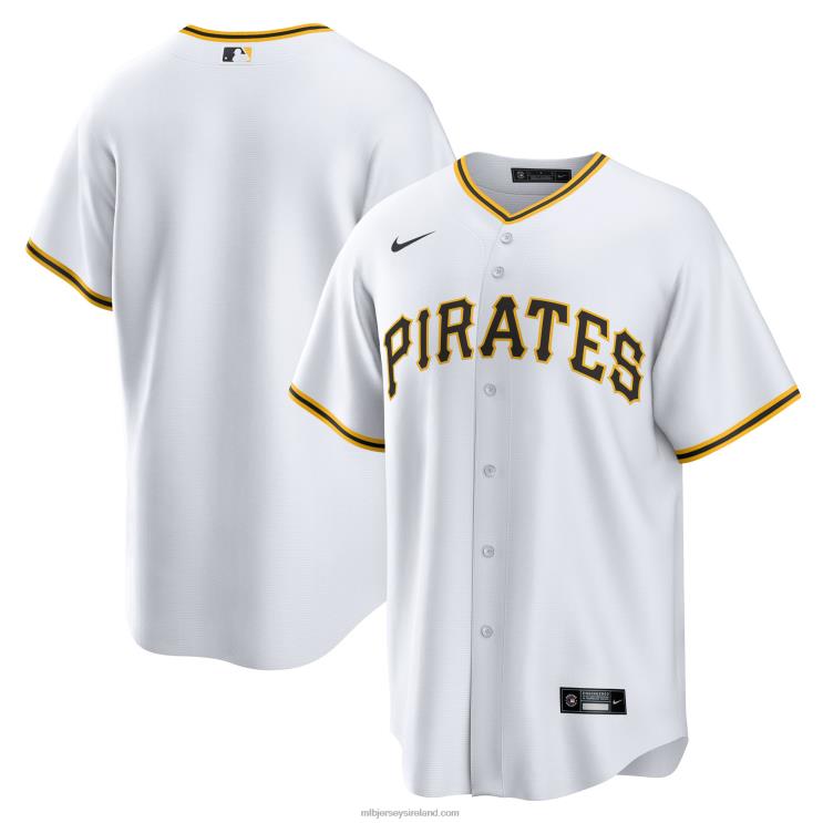 IE MBL Pittsburgh Pirates Nike Home Blank Replica Jersey Men White R0H2T254