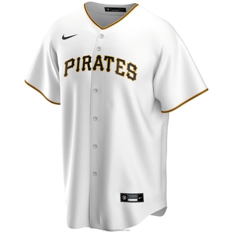 IE MBL Youth Pittsburgh Pirates Nike Replica Custom Jersey White R0H2T995