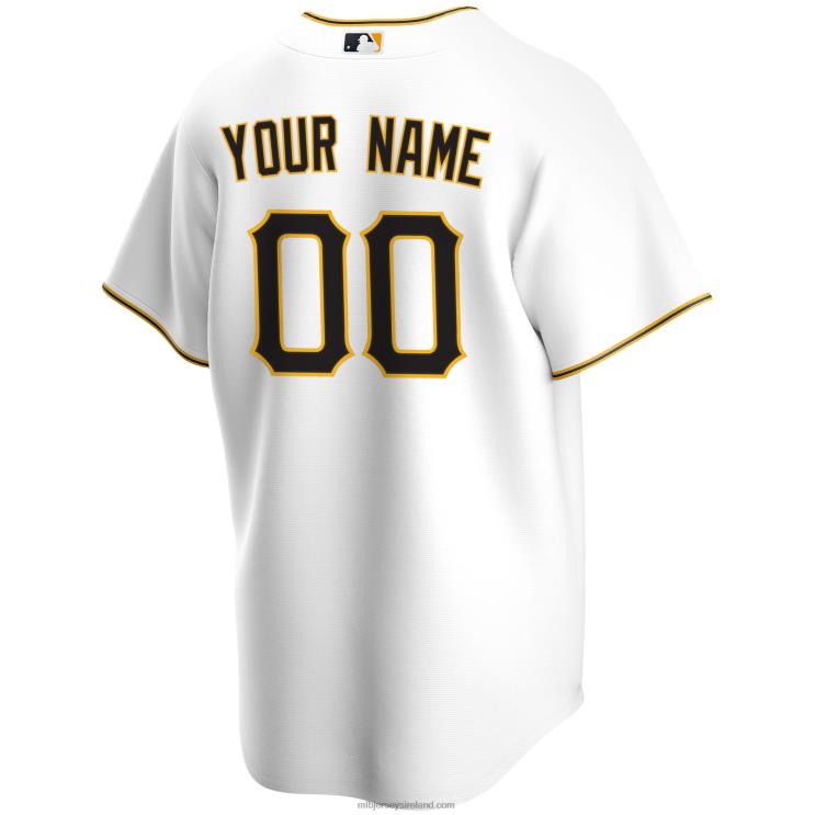 IE MBL Youth Pittsburgh Pirates Nike Replica Custom Jersey White R0H2T995
