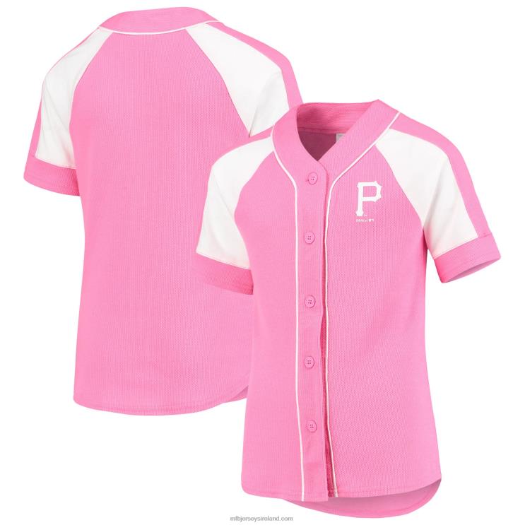 IE MBL Youth Pittsburgh Pirates Team Spirit Fashion Jersey Pink R0H2T1312