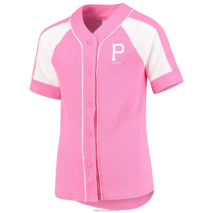 IE MBL Youth Pittsburgh Pirates Team Spirit Fashion Jersey Pink R0H2T1312