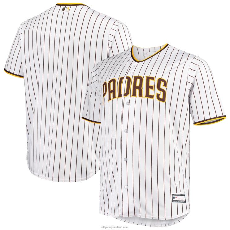 IE MBL San Diego Padres Big & Tall Home Replica Team Jersey Men White/Brown R0H2T669