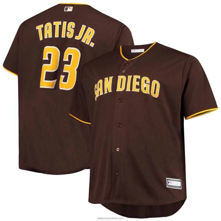 IE MBL San Diego Padres Fernando Tatis Jr. Big & Tall Replica Player Jersey Men Brown R0H2T391