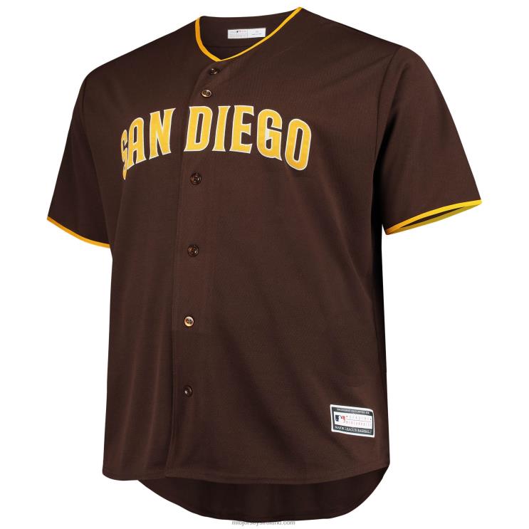 IE MBL San Diego Padres Fernando Tatis Jr. Big & Tall Replica Player Jersey Men Brown R0H2T391