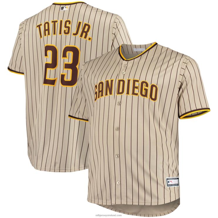 IE MBL San Diego Padres Fernando Tatis Jr. Big & Tall Replica Player Jersey Men Sand R0H2T390