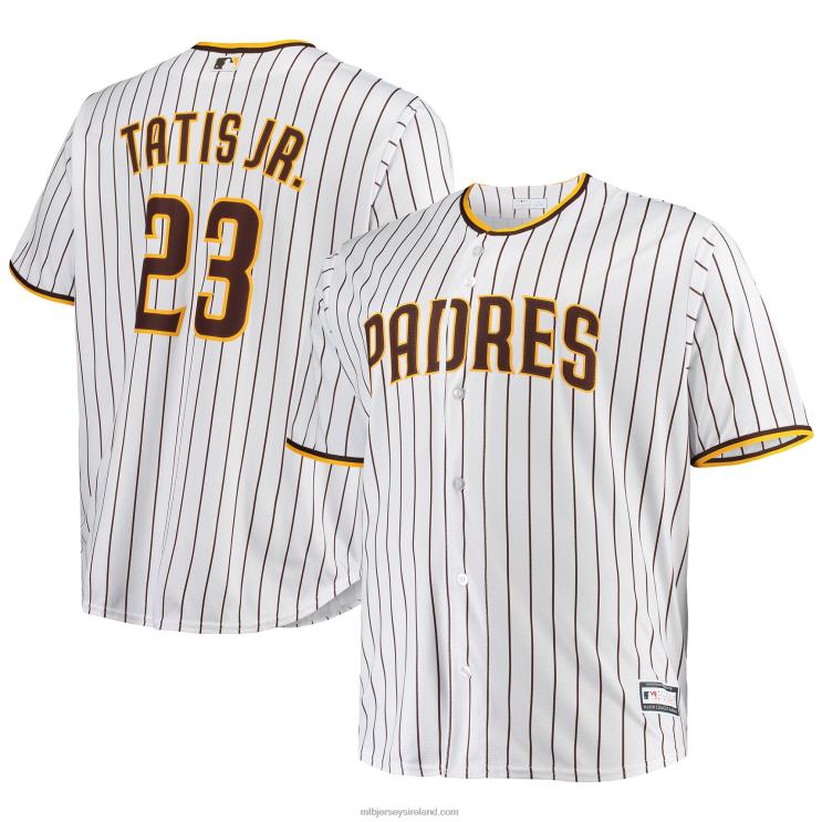 IE MBL San Diego Padres Fernando Tatis Jr. Big & Tall Replica Player Jersey Men White R0H2T392