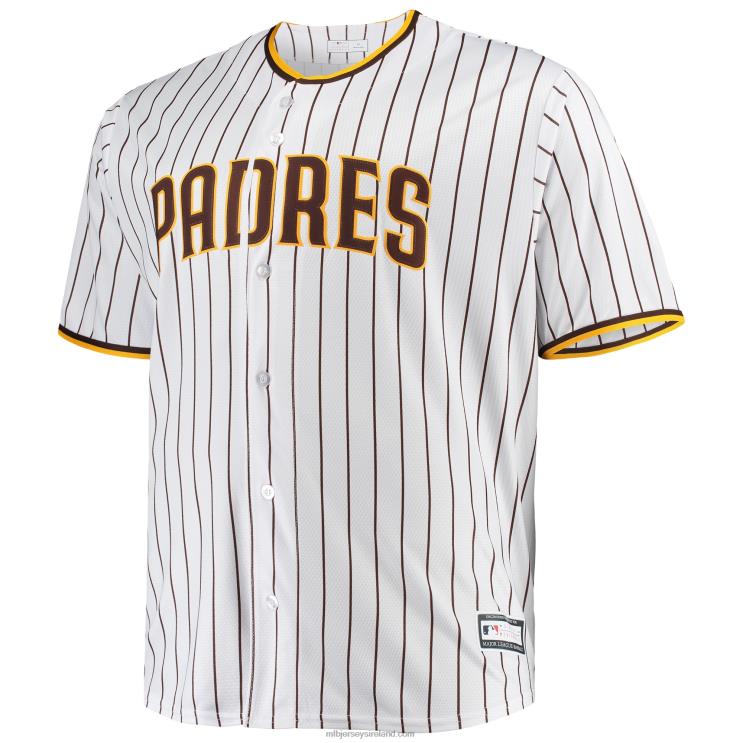 IE MBL San Diego Padres Fernando Tatis Jr. Big & Tall Replica Player Jersey Men White R0H2T392