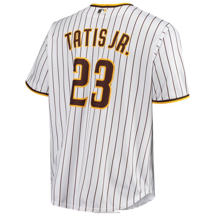 IE MBL San Diego Padres Fernando Tatis Jr. Big & Tall Replica Player Jersey Men White R0H2T392
