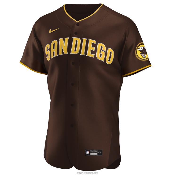 IE MBL San Diego Padres Fernando Tatis Jr. Nike Road Authentic Player Jersey Men Brown R0H2T278