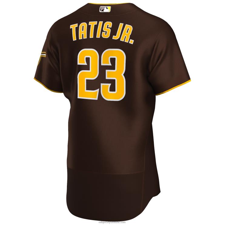 IE MBL San Diego Padres Fernando Tatis Jr. Nike Road Authentic Player Jersey Men Brown R0H2T278