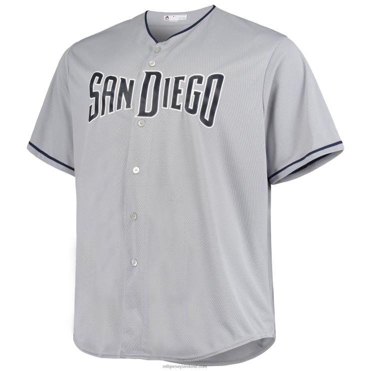 IE MBL San Diego Padres Majestic Road Official Cool Base Jersey Men Gray R0H2T1241