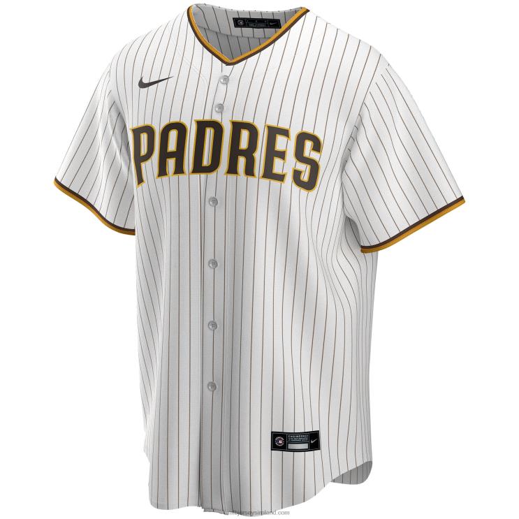 IE MBL San Diego Padres Nike Home Replica Custom Jersey Men White R0H2T92