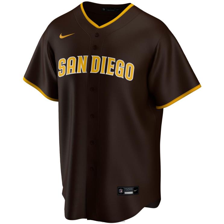 IE MBL San Diego Padres Nike Road Replica Team Jersey Men Brown R0H2T141