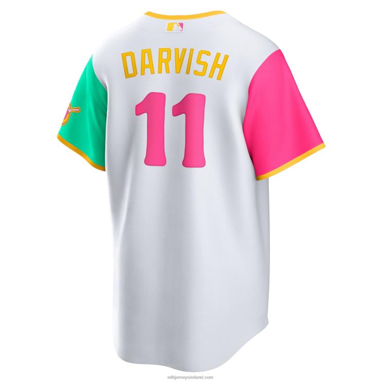 IE MBL San Diego Padres Yu Darvish Nike 2022 City Connect Replica Player Jersey Men White R0H2T263
