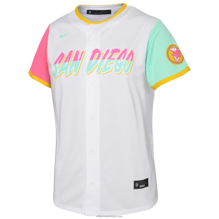 IE MBL Youth San Diego Padres Manny Machado Nike 2022 City Connect Replica Player Jersey White R0H2T151