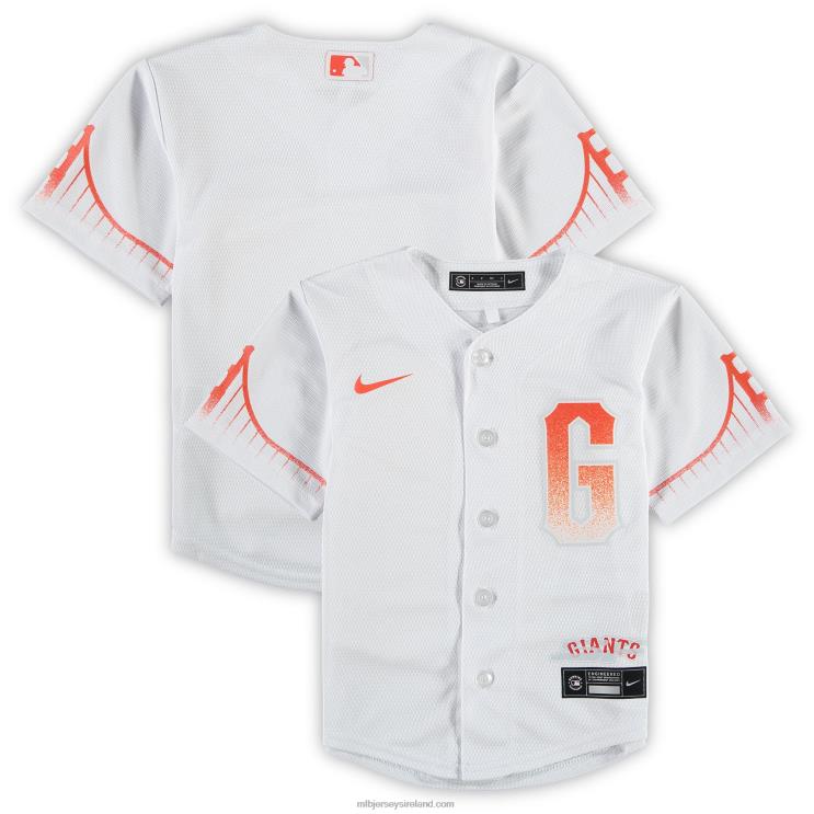 IE MBL Preschool San Francisco Giants Nike MLB City Connect Replica Team Jersey White R0H2T1367