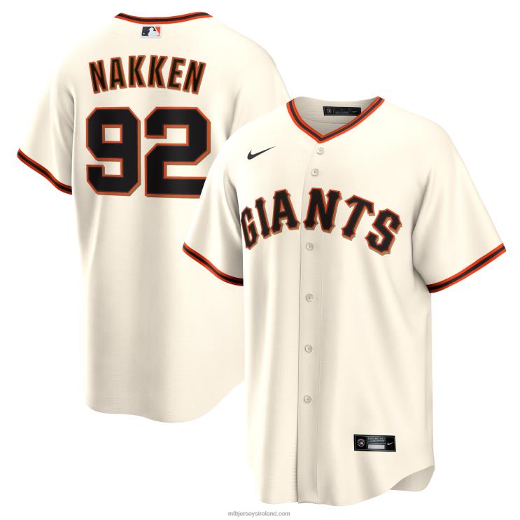 IE MBL San Francisco Giants Alyssa Nakken Nike Home Replica Player Jersey Men Cream R0H2T1100