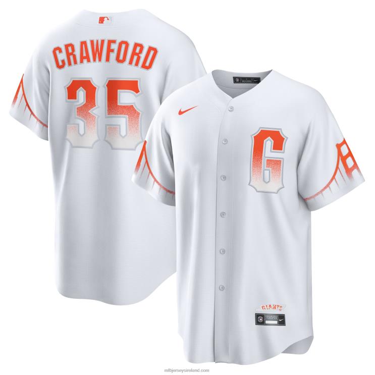 IE MBL San Francisco Giants Brandon Crawford Nike City Connect Replica Player Jersey Men White R0H2T309