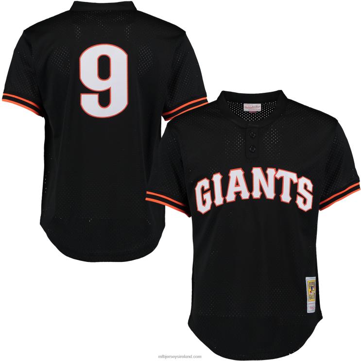 IE MBL San Francisco Giants Matt Williams Mitchell & Ness Cooperstown Mesh Batting Practice Jersey Men Black R0H2T891