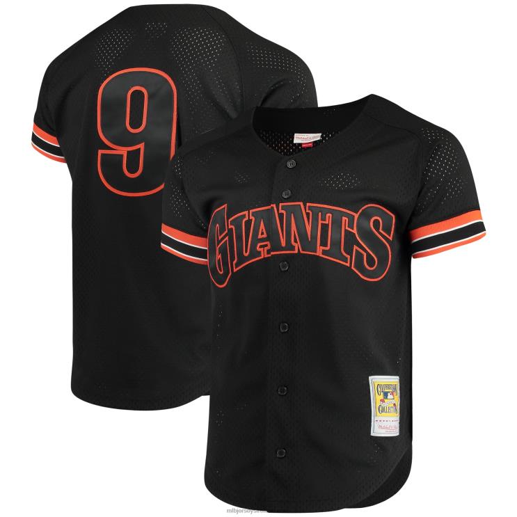 IE MBL San Francisco Giants Matt Williams Mitchell & Ness Fashion Cooperstown Collection Mesh Batting Practice Jersey Men Black R0H2T686