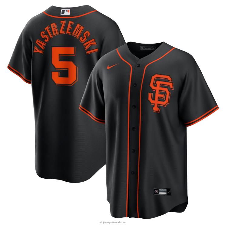 IE MBL San Francisco Giants Mike Yastrzemski Nike Alternate Replica Player Name Jersey Men Black R0H2T1132
