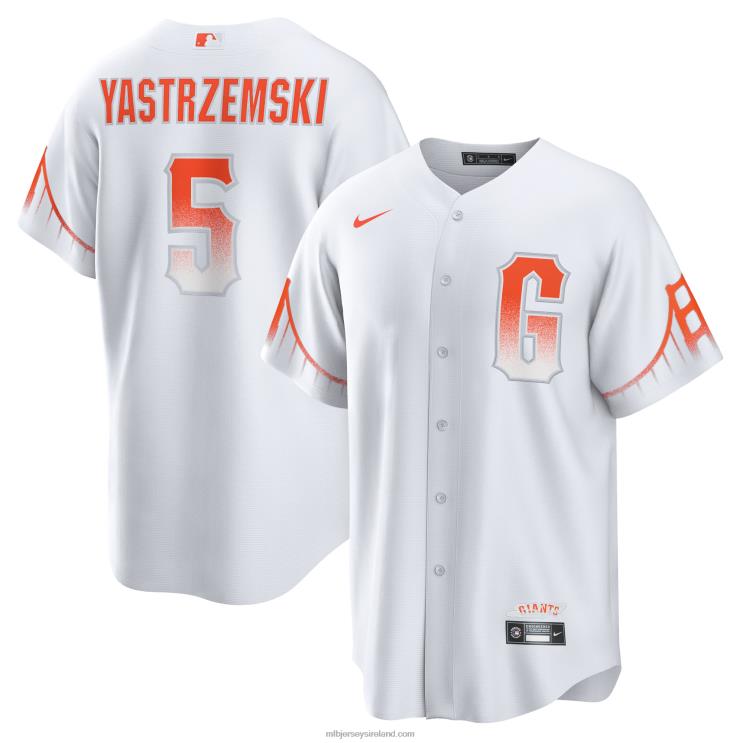 IE MBL San Francisco Giants Mike Yastrzemski Nike City Connect Replica Player Jersey Men White R0H2T946