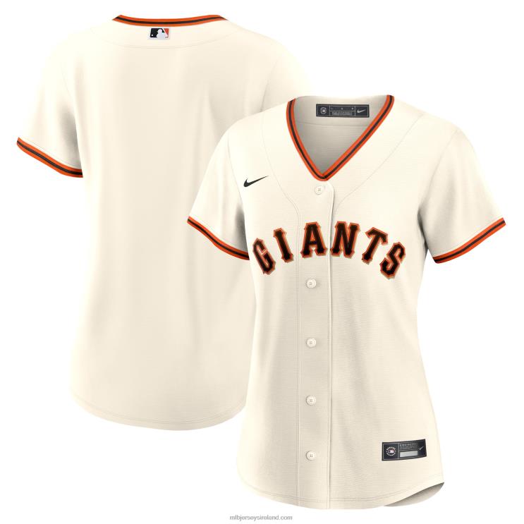 IE MBL San Francisco Giants Nike Home Blank Replica Jersey Women Cream R0H2T87