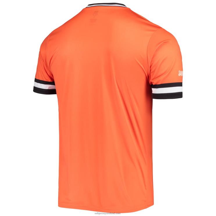 IE MBL San Francisco Giants Stitches Cooperstown Collection V-Neck Team Color Jersey Men Black R0H2T1037