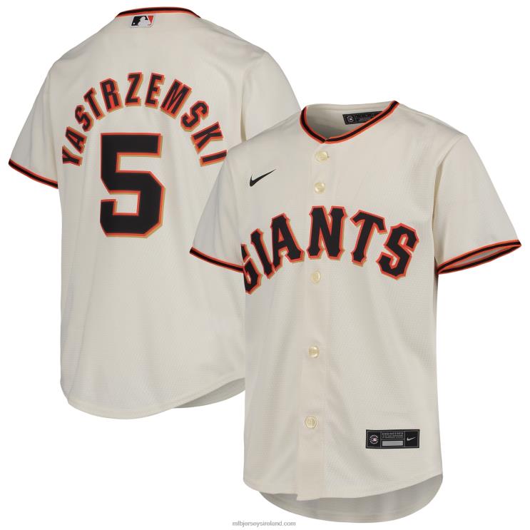 IE MBL Youth San Francisco Giants Mike Yastrzemski Nike Home Replica Player Jersey Cream R0H2T590
