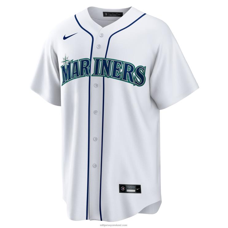 IE MBL Seattle Mariners Julio Rodriguez Nike Home Replica Player Jersey Men White R0H2T51