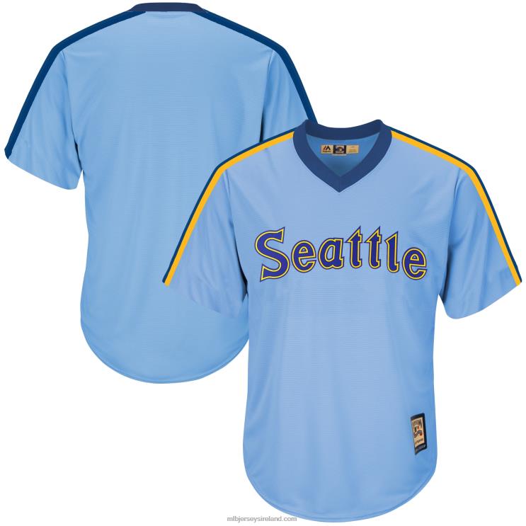 IE MBL Seattle Mariners Majestic Cooperstown Cool Base Replica Team Jersey Men Blue R0H2T1085