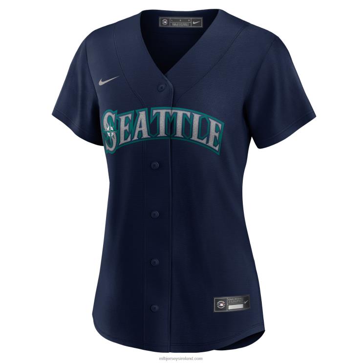 IE MBL Seattle Mariners Nike Alternate Replica Team Jersey Women Navy R0H2T245