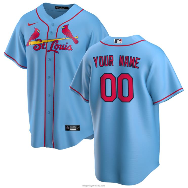 IE MBL St. Louis Cardinals Nike Alternate Replica Custom Jersey Men Blue R0H2T69