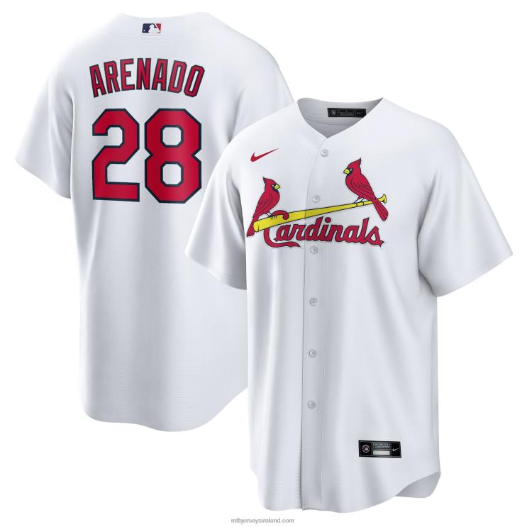 IE MBL St. Louis Cardinals Nolan Arenado Nike Home Official Replica Player Jersey Men White R0H2T5