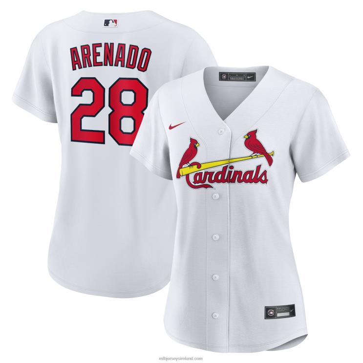 IE MBL St. Louis Cardinals Nolan Arenado Nike Home Official Replica Player Jersey Women White R0H2T483