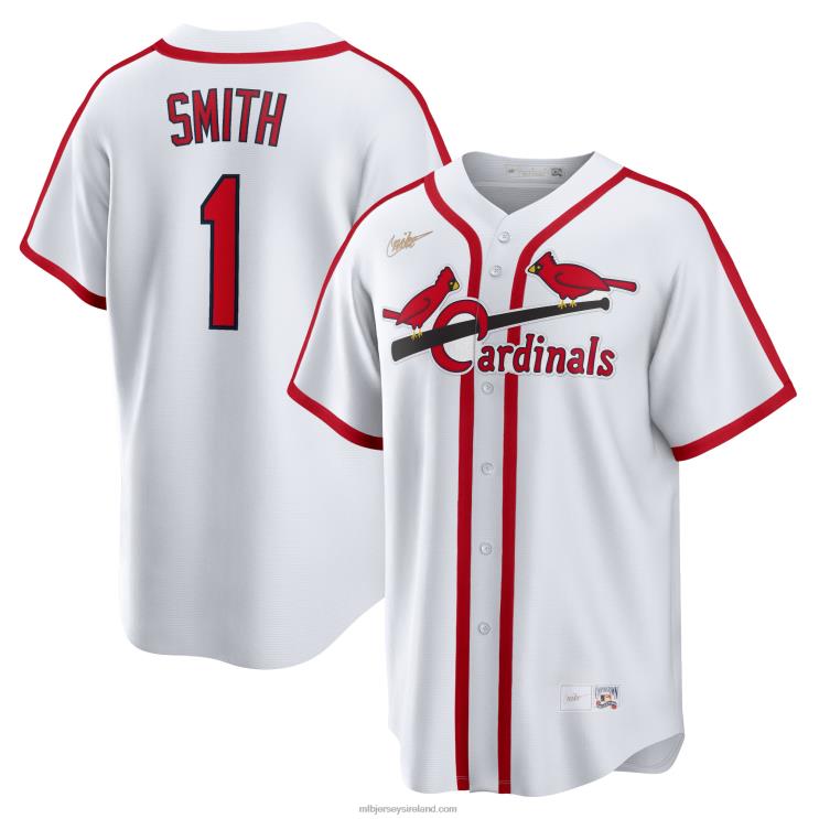 IE MBL St. Louis Cardinals Ozzie Smith Nike Home Cooperstown Collection Player Jersey Men White R0H2T1110