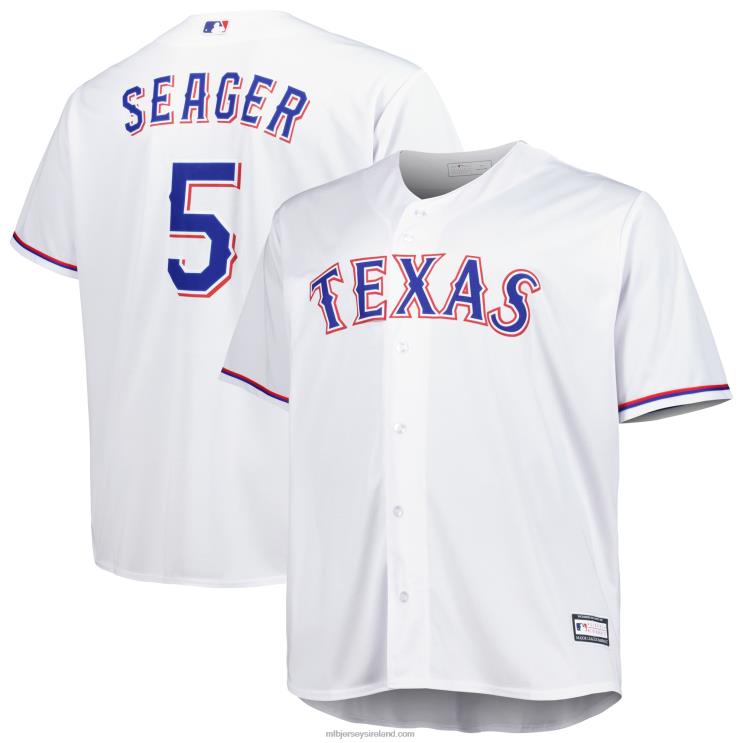 IE MBL Texas Rangers Corey Seager Big & Tall Replica Player Jersey Men White R0H2T465