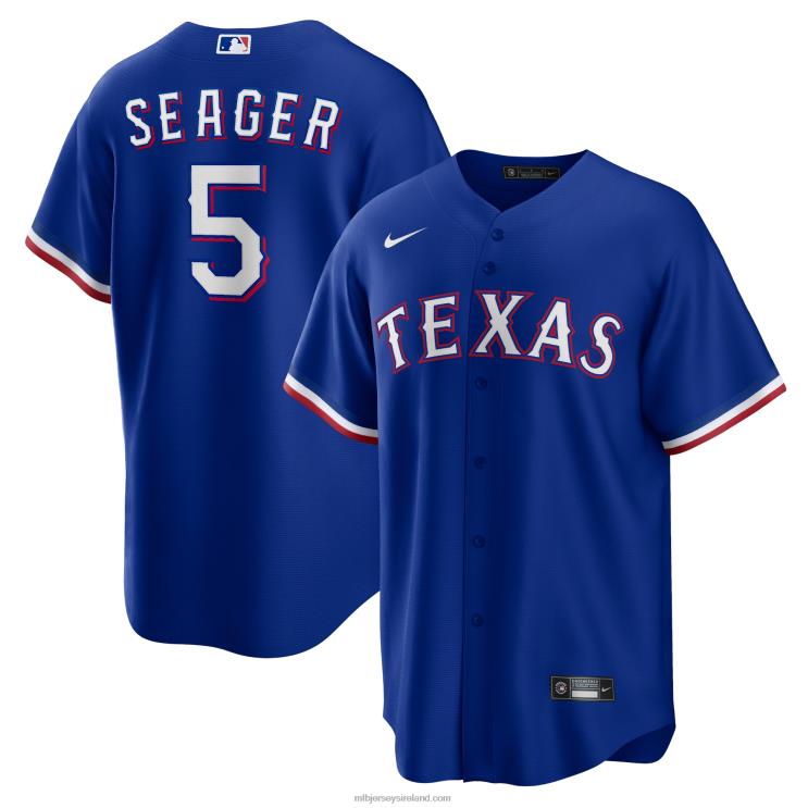 IE MBL Texas Rangers Corey Seager Nike Alternate Replica Player Jersey Men Royal R0H2T344