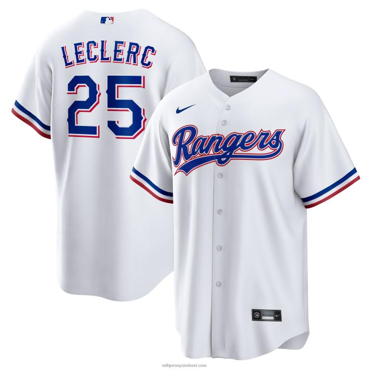 IE MBL Texas Rangers Jose Leclerc Nike Home Replica Player Jersey Men White R0H2T1390
