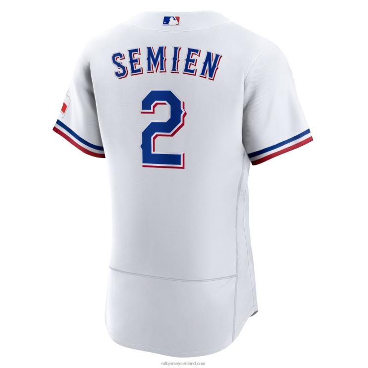 IE MBL Texas Rangers Marcus Semien Nike Home Authentic Player Jersey Men White R0H2T1190