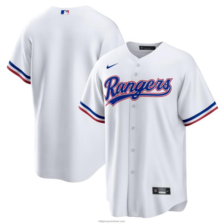 IE MBL Texas Rangers Nike Home Blank Replica Jersey Men White R0H2T56