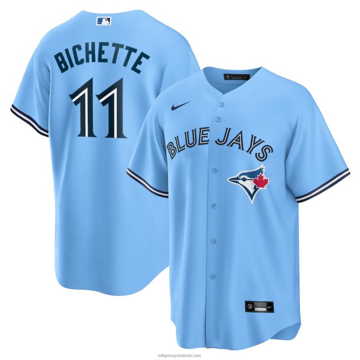 IE MBL Toronto Jays Bo Bichette Nike Powder Alternate Replica Player Name Jersey Men Blue R0H2T143