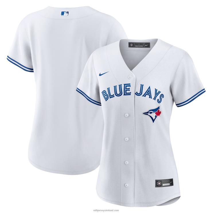 IE MBL Toronto Jays Nike Home Blank Replica Jersey Women White R0H2T974