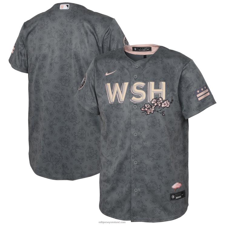IE MBL Toddler Washington Nationals Nike 2022 City Connect Replica Jersey Gray R0H2T1175