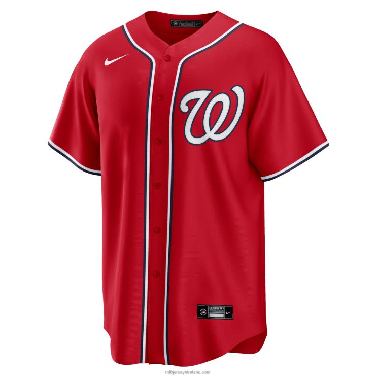 IE MBL Washington Nationals Carter Kieboom Nike Alternate Replica Player Name Jersey Men Red R0H2T1028