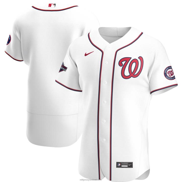 IE MBL Washington Nationals Nike 2019 World Series Champions Home Authentic Team Jersey Men White R0H2T1355