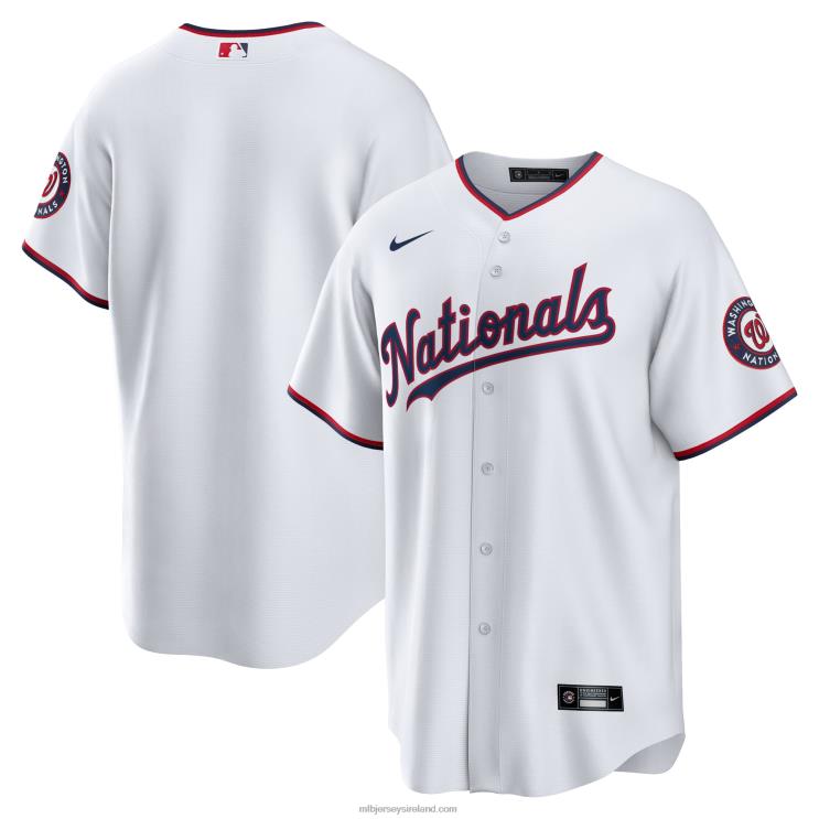 IE MBL Washington Nationals Nike Home Blank Replica Jersey Men White R0H2T320
