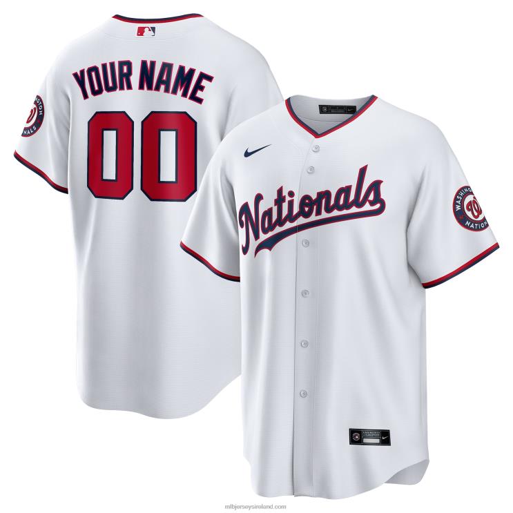 IE MBL Washington Nationals Nike Replica Custom Jersey Men White R0H2T290